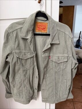 Levi’s Sage Green Corduroy Trucker Jacket